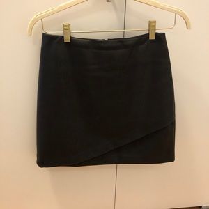 Club Monaco Leather Skirt
